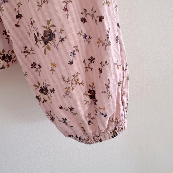 Madewell Sophia Top in Bouquet Floral Pink Women's Top Size‎ S - Picture 9 of 9